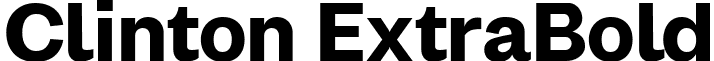 Clinton ExtraBold font - ClintonExtraBold.ttf