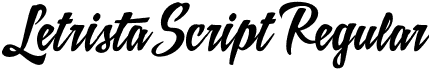 Letrista Script Regular font - LetristaScript.otf