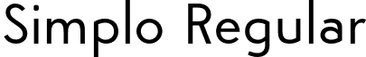 Simplo Regular font - Simplo-Regular.otf