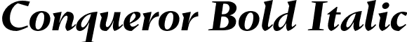Conqueror Bold Italic font - ConquerorBoldItalic.otf
