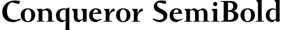 Conqueror SemiBold font - ConquerorSemiBold.otf