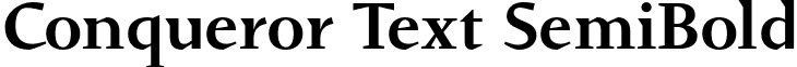 Conqueror Text SemiBold font - ConquerorText-SemiBold.otf