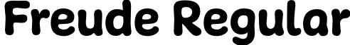 Freude Regular font - Freude.otf