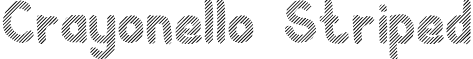 Crayonello Striped font - Crayonello stripes.otf