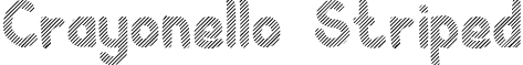 Crayonello Striped font - Crayonello stripes.ttf