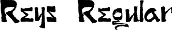 Reys Regular font - Reys-Regular.otf