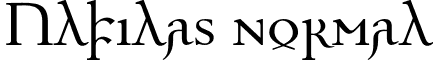 Ulfilas normal font - Ulfilas II normal.otf