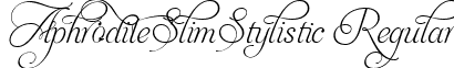AphroditeSlimStylistic Regular font - Aphrodite Slim Stylistic.ttf