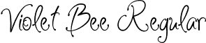 Violet Bee Regular font - Violet Bee.otf