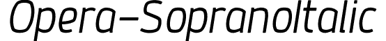 Opera-SopranoItalic & font - Opera Soprano Italic.otf