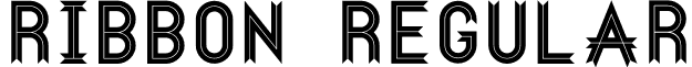 Ribbon Regular font - Ribbon_V2_2011.otf