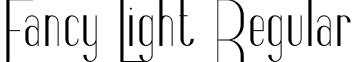 Fancy Light Regular font - Fancy-Light.otf