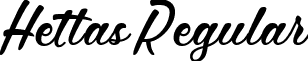 Hettas Regular font - Hettas Font by 7NTypes.otf