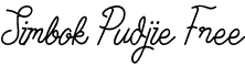 Simbok Pudjie Free font - SimbokPudjie-Free.otf