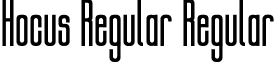 Hocus Regular Regular font - HocusRegular.otf