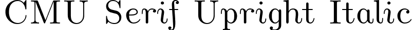 CMU Serif Upright Italic font - cmu.serif-upright-italic-uprightitalic.ttf