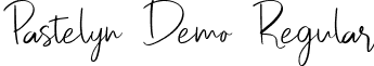 Pastelyn Demo Regular font - Pastelyn.ttf