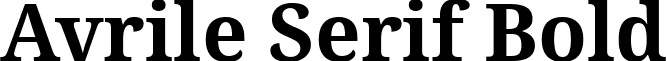 Avrile Serif Bold font - avrile-serif.bold.ttf
