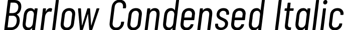 Barlow Condensed Italic font - barlow-condensed.italic.ttf
