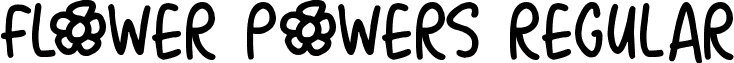 Flower Powers Regular font - Flower Powers.otf