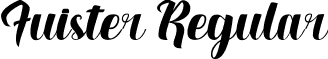 Fuister Regular font - fuister.ttf