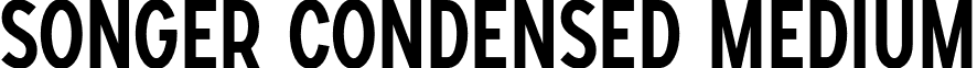SONGER Condensed Medium font - SONGER™_C_Medium.otf