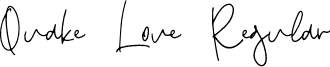 Quake Love Regular font - QuakeLove-Regular.otf
