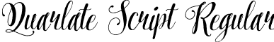 Quarlate Script Regular font - quarlate-script.ttf