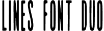 Lines Font Duo font - lines-font-duo.otf