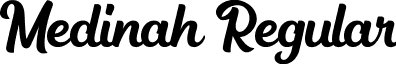 Medinah Regular font - Medinah.ttf