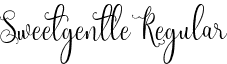 Sweetgentle Regular font - Sweetgentle Free.otf