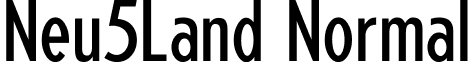 Neu5Land Normal font - Neu5Land_Norm.ttf