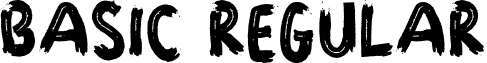BASIC Regular font - BLACK STONES.otf
