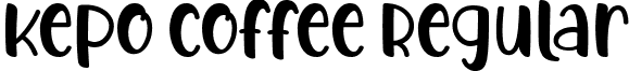 Kepo Coffee Regular font - Kepo Coffee Font by 7NTypes.otf