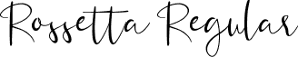 Rossetta Regular font - Rossetta.ttf