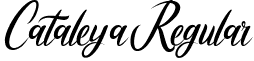 Cataleya Regular font - Cataleya.ttf