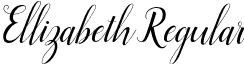 Ellizabeth Regular font - Ellizabeth.otf