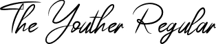 The Youther Regular font - The Youther.ttf