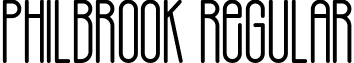PHILBROOK Regular font - PHILBROOK.ttf