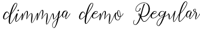 dimmya demo Regular font - dimmya demo.otf