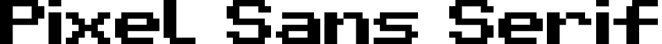 Pixel Sans Serif font - Pixel Sans Serif.ttf