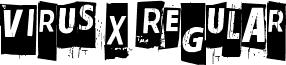 Virus X Regular font - virusx.regular.otf