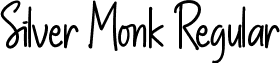 Silver Monk Regular font - Silver Monk.otf