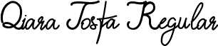 Qiara Tosfa Regular font - QiaraTosfa.ttf