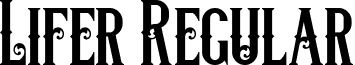 Lifer Regular font - Lifer.ttf
