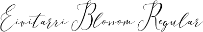 Eivitarri Blossom Regular font - Eivitarri Blossom.otf