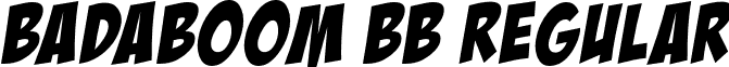 BadaBoom BB Regular font - badaboom-bb.regular.otf