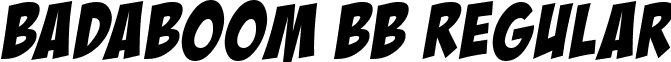 BadaBoom BB Regular font - badaboom-bb.regular.ttf