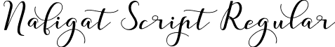 Nafigat Script Regular font - nafigat-script.ttf