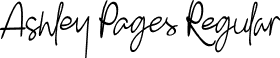 Ashley Pages Regular font - Ashley Pages.otf
